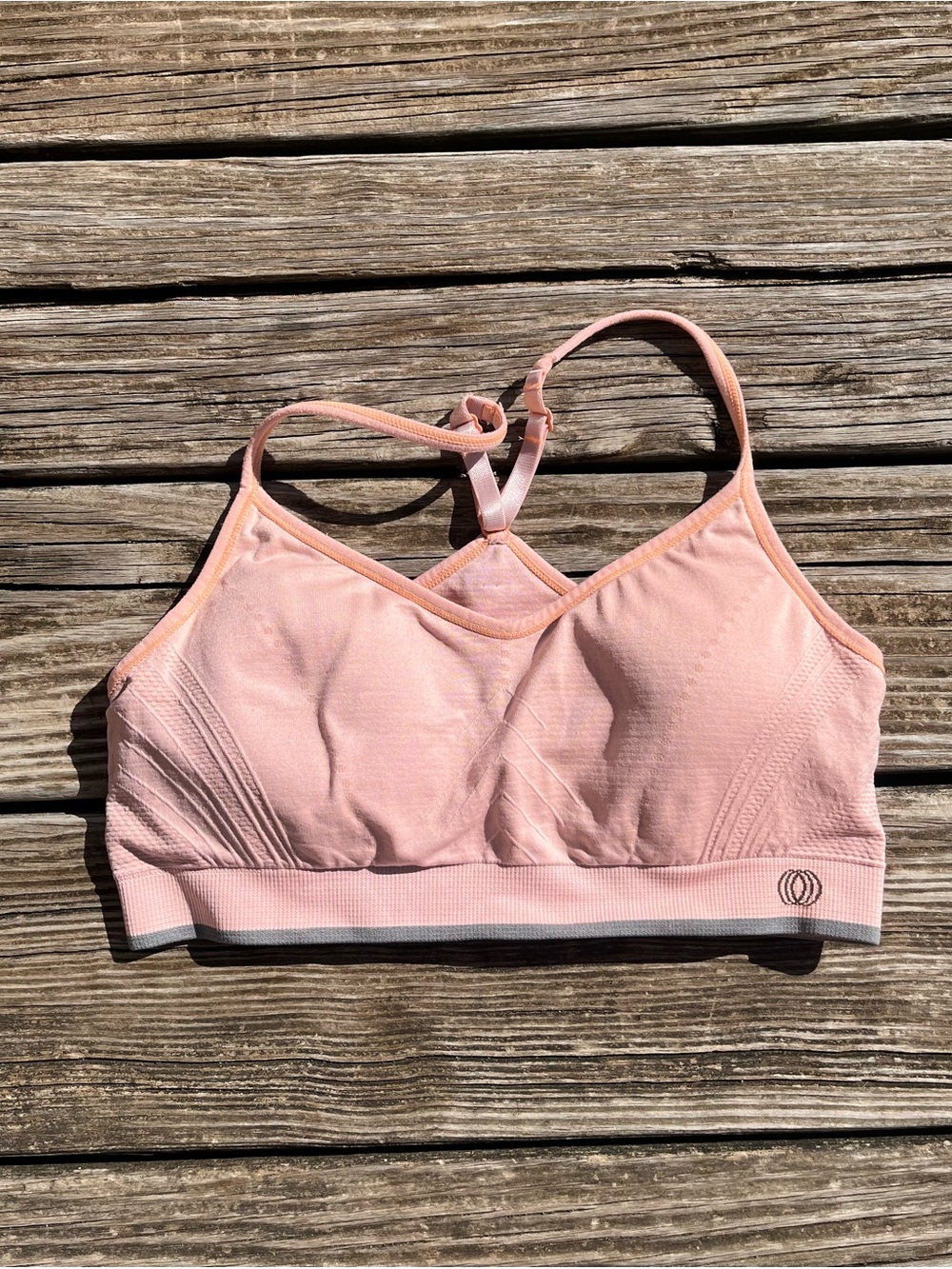 Body Glove light pink/peach Seamless Racerback Sports Bra
